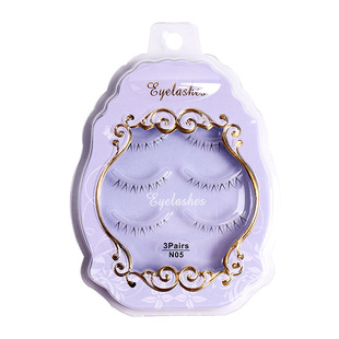 False Eyelashes Naturally Simulated Thick Transparent Stem