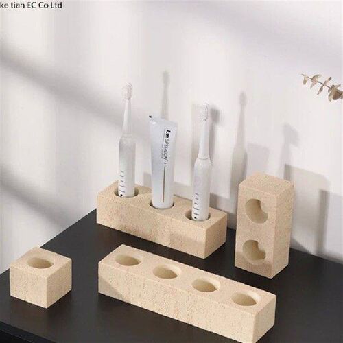 Wabi-sabi Wind Tunnel stone electric toothbrush holder