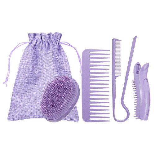 Straw FourPiece Set Plastic Comb MultiFunctional Straighteni