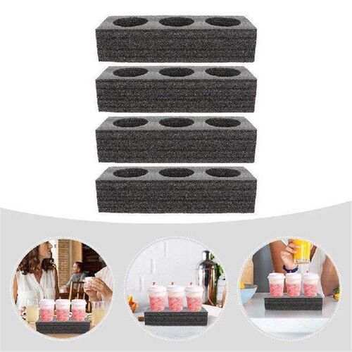 4 Pcs Milk Tea Drink Cup Holder Fixing Takeout Coffee