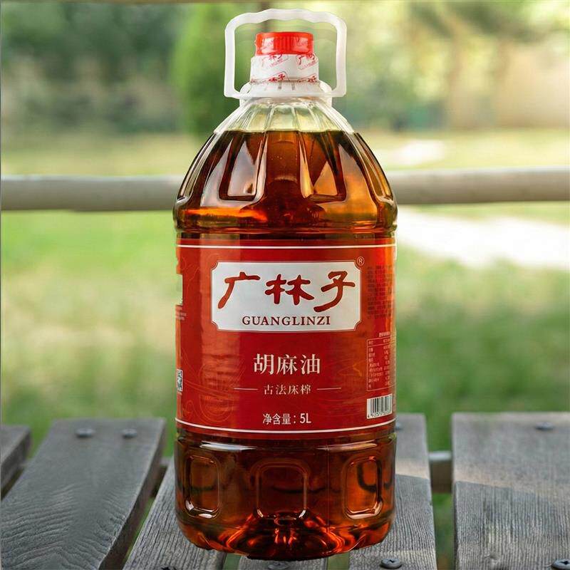 宁夏胡麻油5L亚麻籽油 纯胡麻油