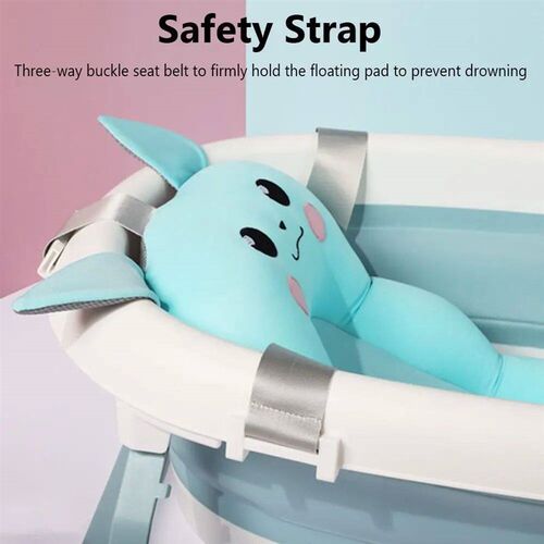 Baby Bath Tub Pad Non-Slip Bathtub Seat Comfortable Newborn