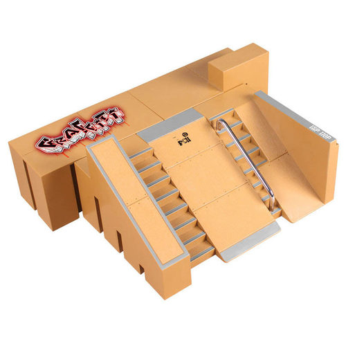 Mini Alloy Finger Skating Board Venue Combination Toys Child