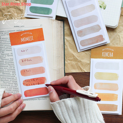 20Sheets/pack Colorful Sticky Notes Memo Pad Notepad Creativ