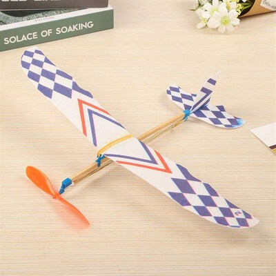Rubber bands power planes Hand Launch Throwing Foam Inertial