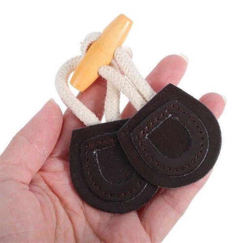 6 Pairs Horn Buckle Decorative Buttons Coat Fastener DIY