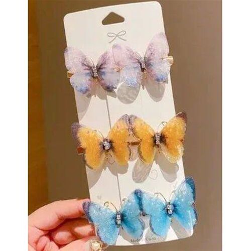 Colorful Butterfly Hairpins Girl Hair Clips Barrettes Women
