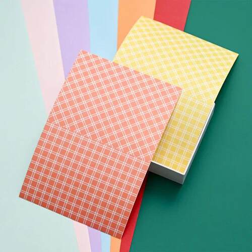 12 Sheet Candy Color Scrapbook Paper Pad Single-Sided Dot Gr