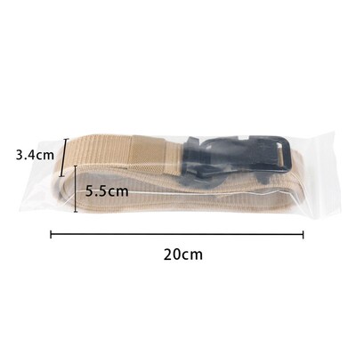 Toothless Automatic  Buckle Belt Nylon Canvas Waistband Men