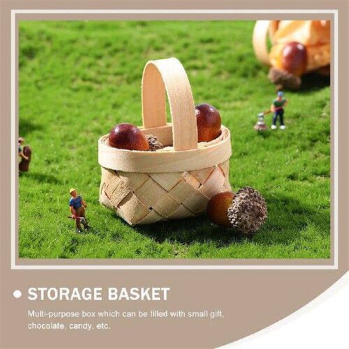 18 Pcs Hand Woven Basket Party Favors Holder Gifts Small