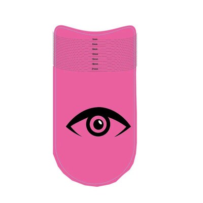 5/10PCS Eyelash Length Measuring Ruler Portable Eyebrow Soft