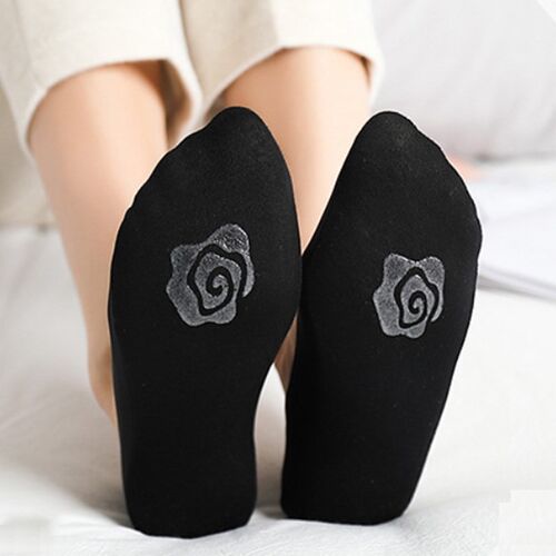 Summer Thin Ice Silk Boat Socks Women AntiSlip Silicone Invi