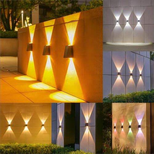 1pc Solar Outdoor Wall Light Garden Decoration Atmosphere Li