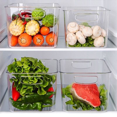 kitchen food container plastic cabinet storage box fridge