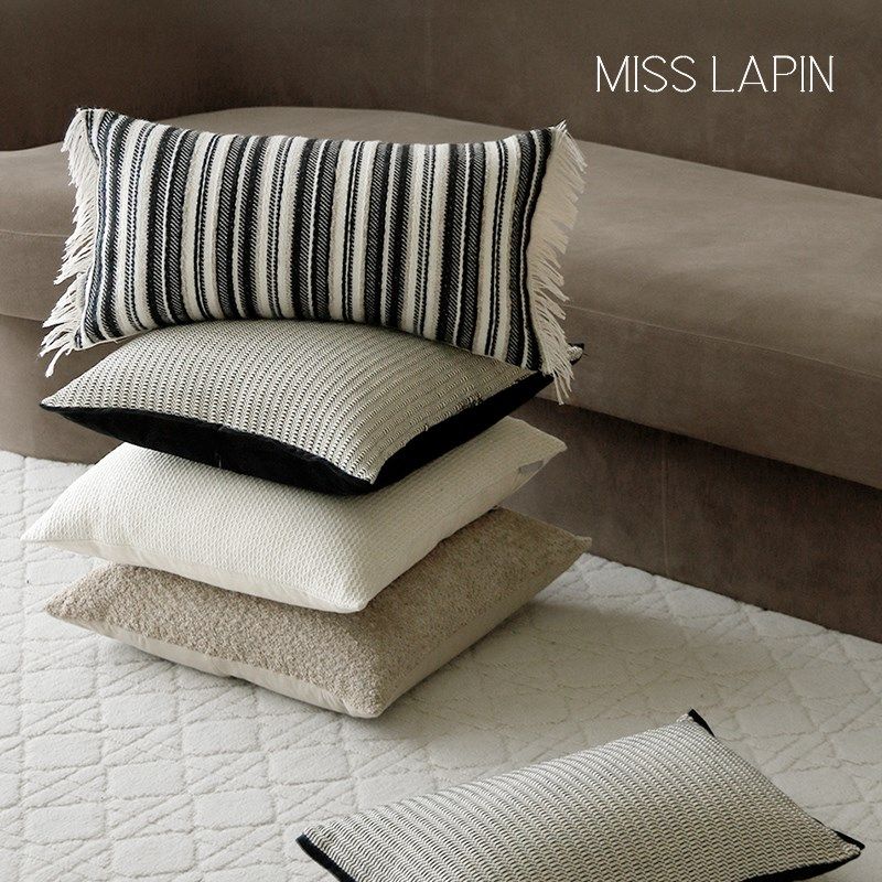 澜品漫居黑白条纹抱枕  MISSLPIN 客厅靠枕靠垫沙发腰枕抱枕,居家布艺,靠垫/抱枕,淘宝优惠券,粉丝福利购,淘宝优惠卷