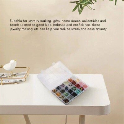 Beading Supplies1323Pcs Irregular Gemstone Beads Kit with