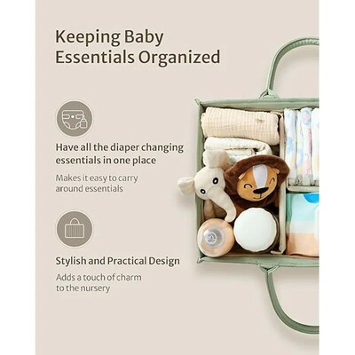 Foladable Mommy Bag Baby Diaper Bag Diapers Caddy Organizer