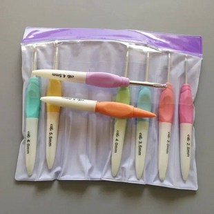 Crochet Hook Mix Size Crochets Soft Handle DIY Knitting Need