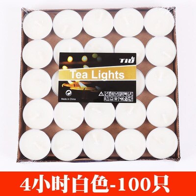 100pcs smokeless candles Boil tea candle tealight lights蜡烛
