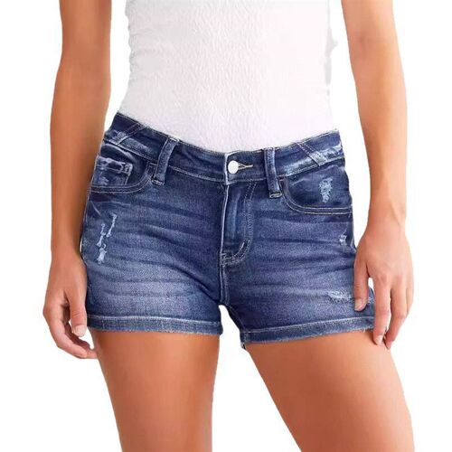 Independent Station Spot 2025 Washed Hole High Waist Denim S