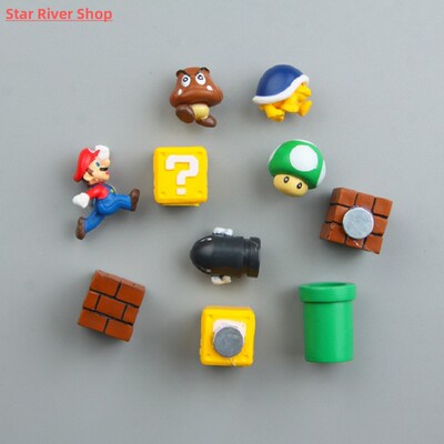 10pcs 3D refrigerator magnet message sticker funny childhood