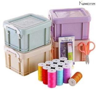 household sewing needle thread set and kit box