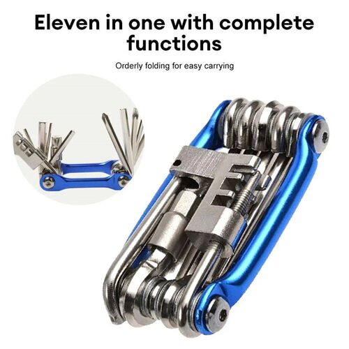 11 in 1 Bicycle Repair Tool Kit Mountain Bike Wrench Screwdr