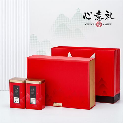 春节茶叶包装盒半斤一斤装通用红茶龙井茶信阳毛尖礼品盒空盒定制