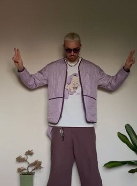 TRIP&CO秋冬男女保暖棉服面穿时尚外撞色绗缝上衣