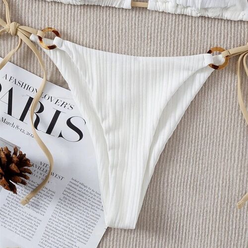 Bikini Set Cute Women Triangle Thong Biquini Swimsuit Swimwe