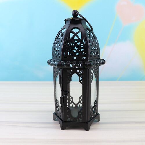 Retro Nordic Castle Iron Metal Wedding Candlestick Creative