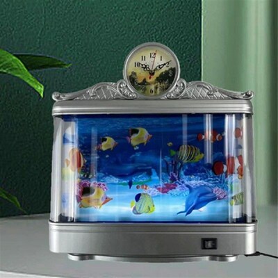 Fake Aquarium Decorative Lamp LED Gifts Table Lamp for