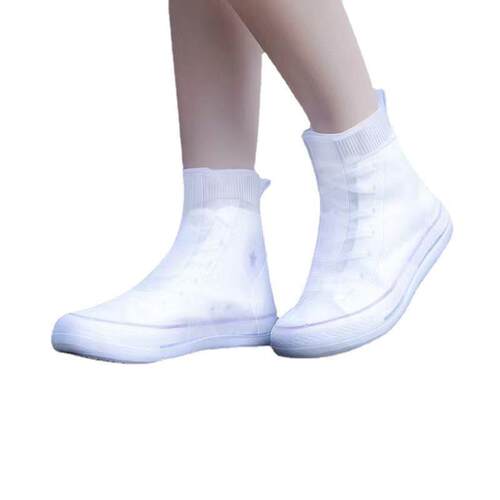 Waterproof shoe covers, rainproof and slip-resistant, made o