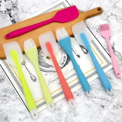 Baking tools cake silicone spatula cream spatula oil brush