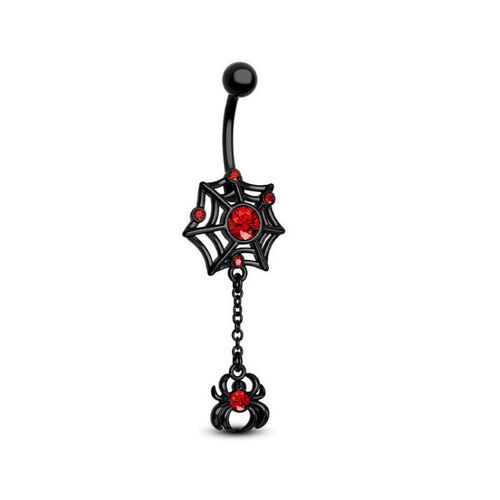Retro Punk Style Electroplated Black Rose Spider Pendant Pie