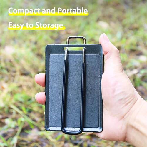 Camping Small Size Frying Pan Meat Steak Cooking mini Detach