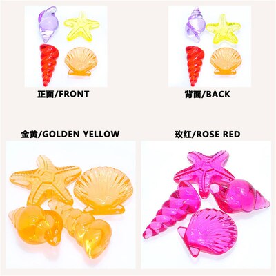 Bulk Lot Acrylic Crystal Animal and Conch Shape Kids Toys Am