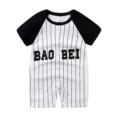 0-12month Newborn Baby Clothes Summer Short Sleeve Rompers I