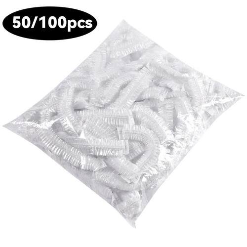 100pcs Disposable plastic bag Food ver Wrap Elastic Food bag