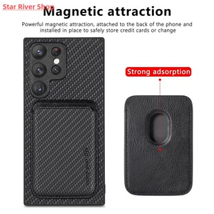 2 In 1 Magsafe Case Magnetic Card Holder Wallet For Samsung