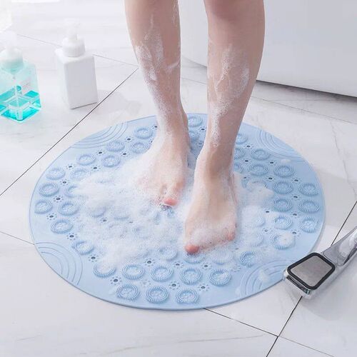 Quick Drying Suction Mat Bathroom Massage Mat Circular Bathr