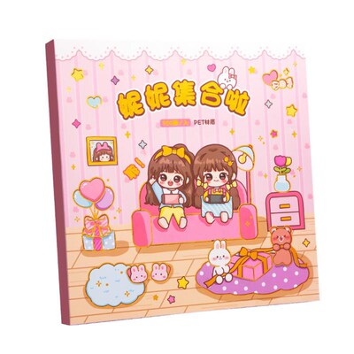 200cute sticker pet scrapbook journal stickers girls贴纸 1
