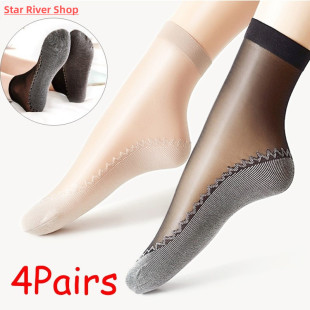 Spring Pair Soft Summer Socks Women Non Bottom Slip Casual