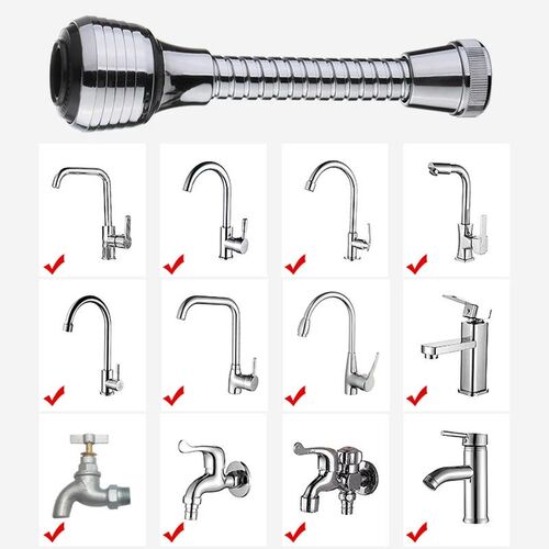 Kitchen Gadgets 2 Modes 360 Rotatable Bubbler High Pressure