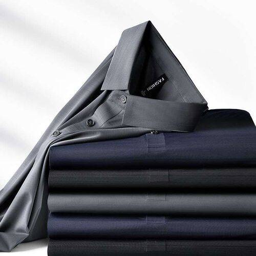 High-end Ice Silk Polo Shirt Middle-aged and Elderly Casual