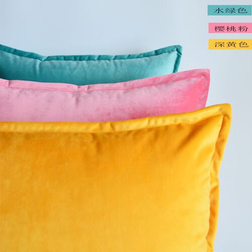 Soft Velvet Cushion Cover Decorative Pillows Throw waist