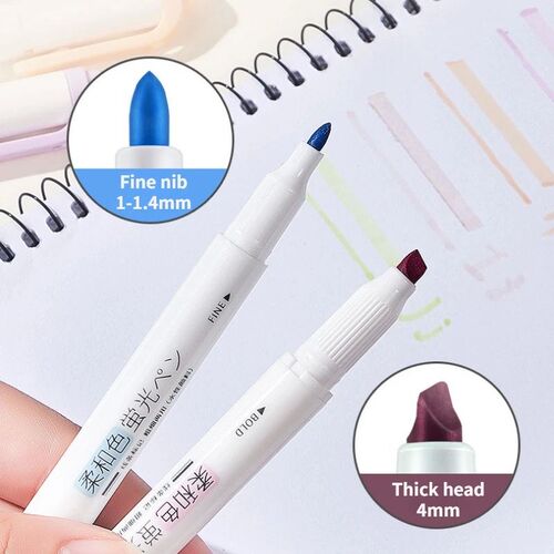 5PCS Candy color Highlighters Fluorescent Pen Markers Statio