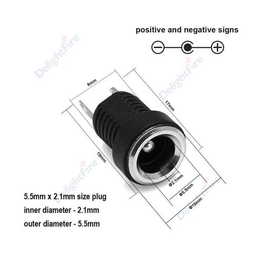 12V 3A 5.5mm 2.1mm Plug Socket DC Connectors DC Power Socket