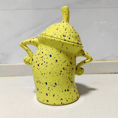 Canister with Attitude 跨境新品塑料有态度彩色罐子装饰俏皮杯