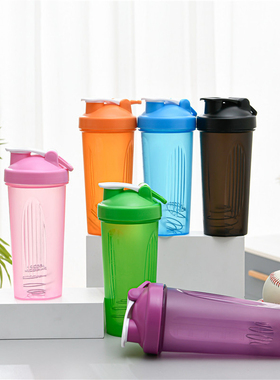 600ml Portable Protein Powder Shaker Bottle Leak Proof Water
